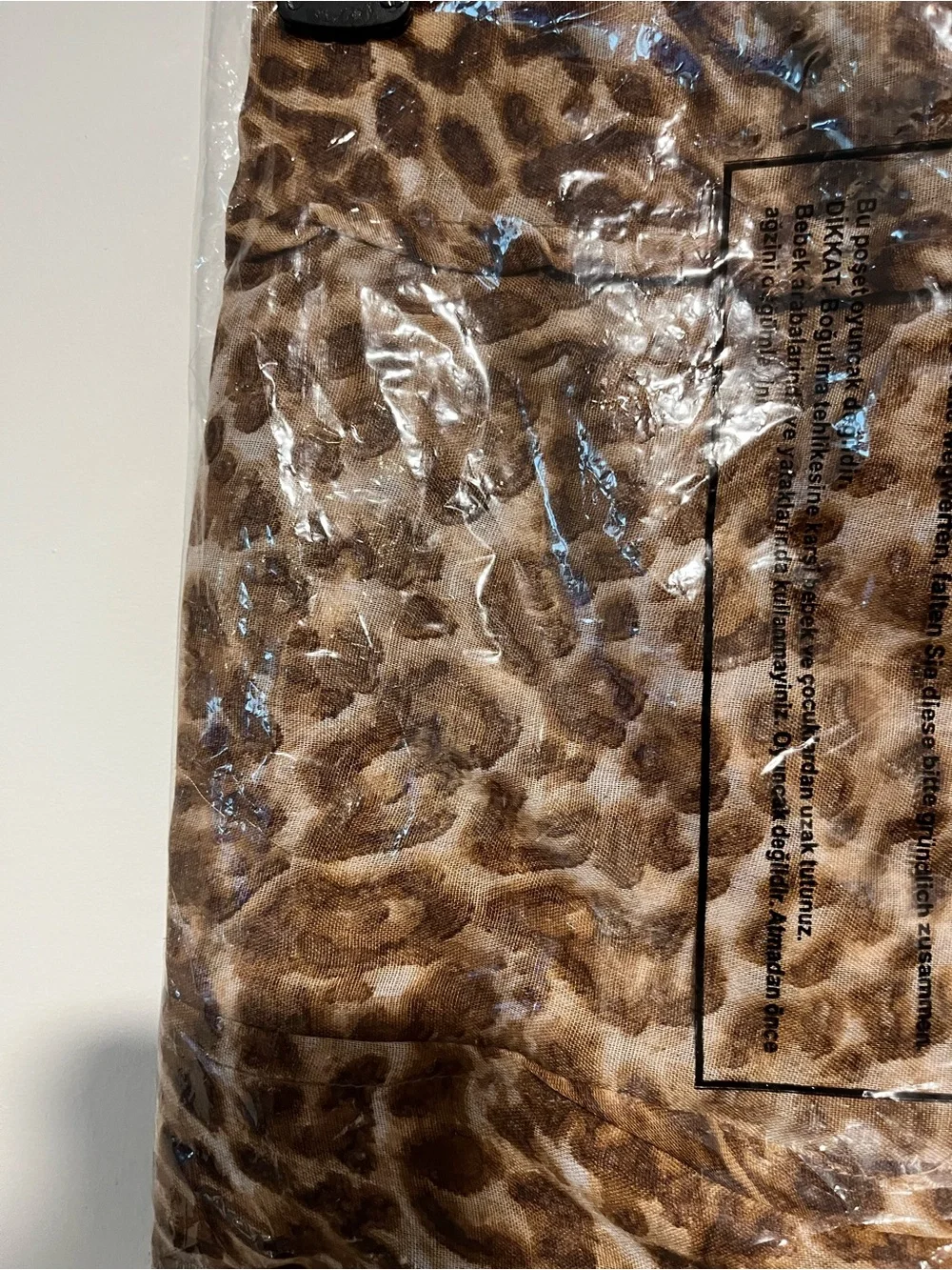 Raj Leopard Print Swim Coverup Kimono - Brown